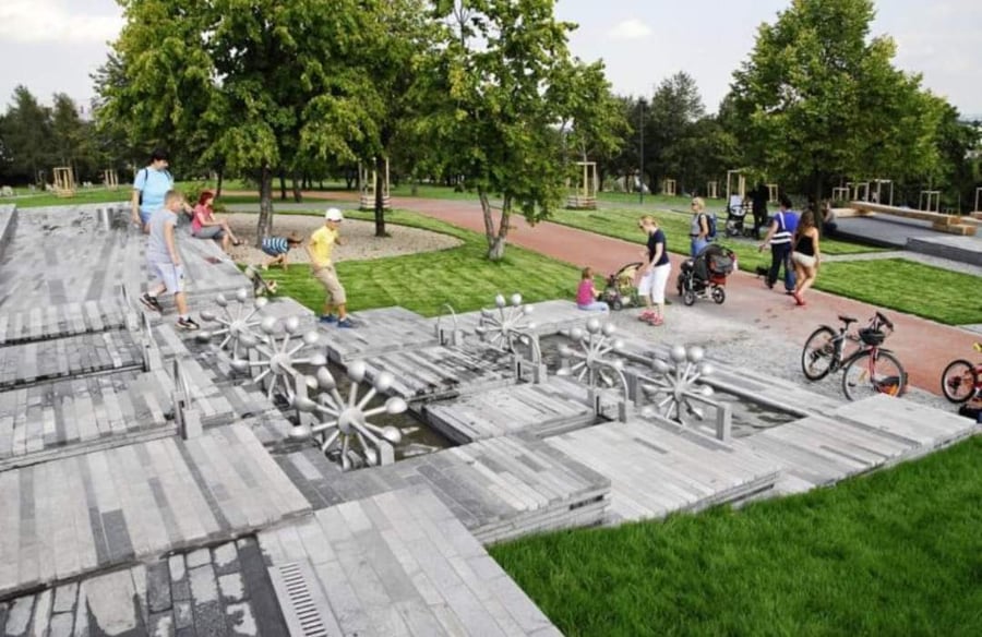 Dětské hřiště Malešický park