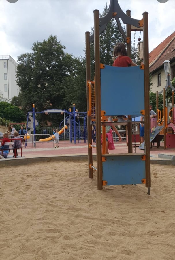 Hřiště ve Františkánských zahradách