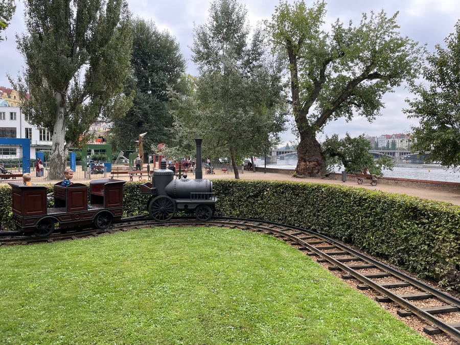 Dětský parní vláček 