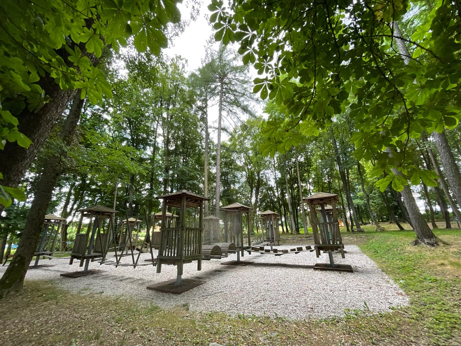 Dětský lanový park Krásná