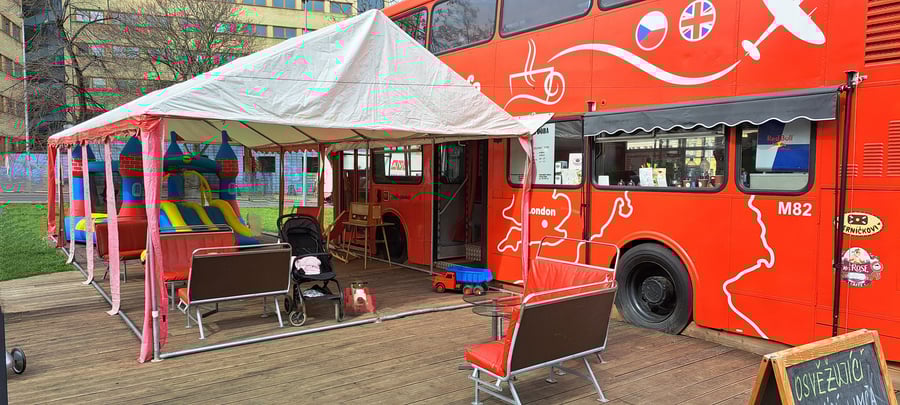 Coffee jako kafe Double Decker