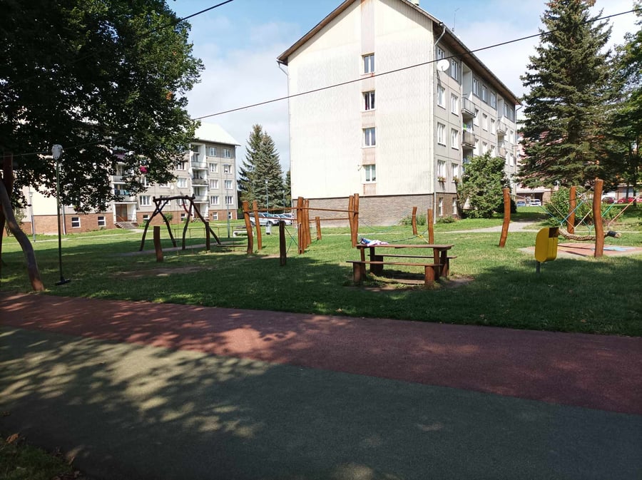 hřiště sídliště Toužim