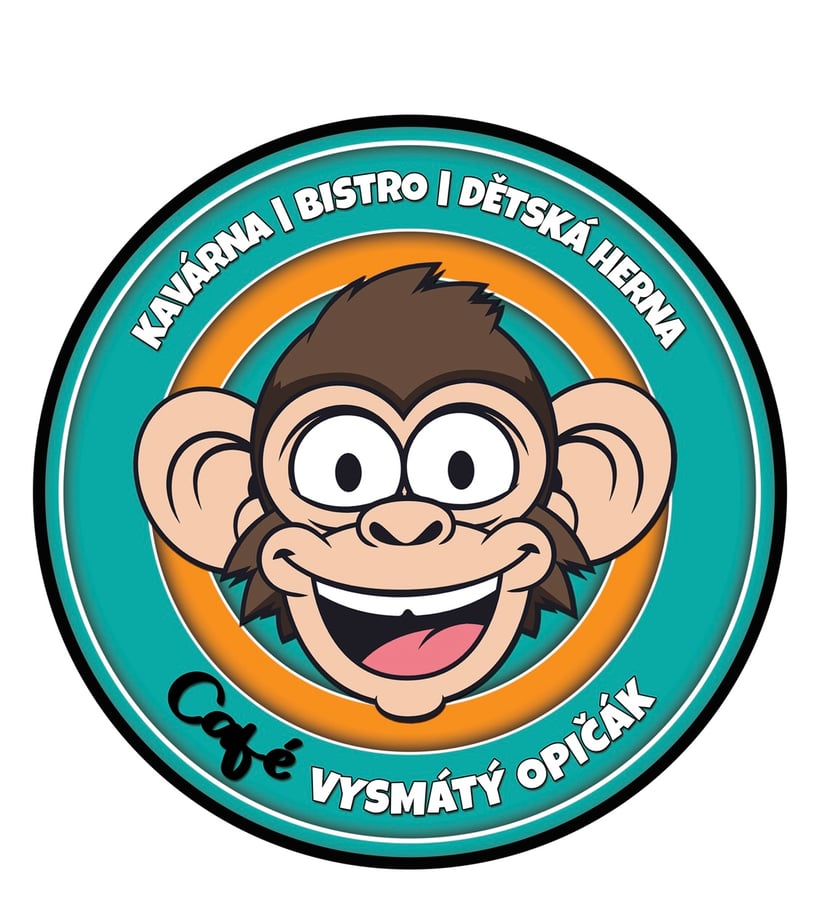 Vysmátý opičák