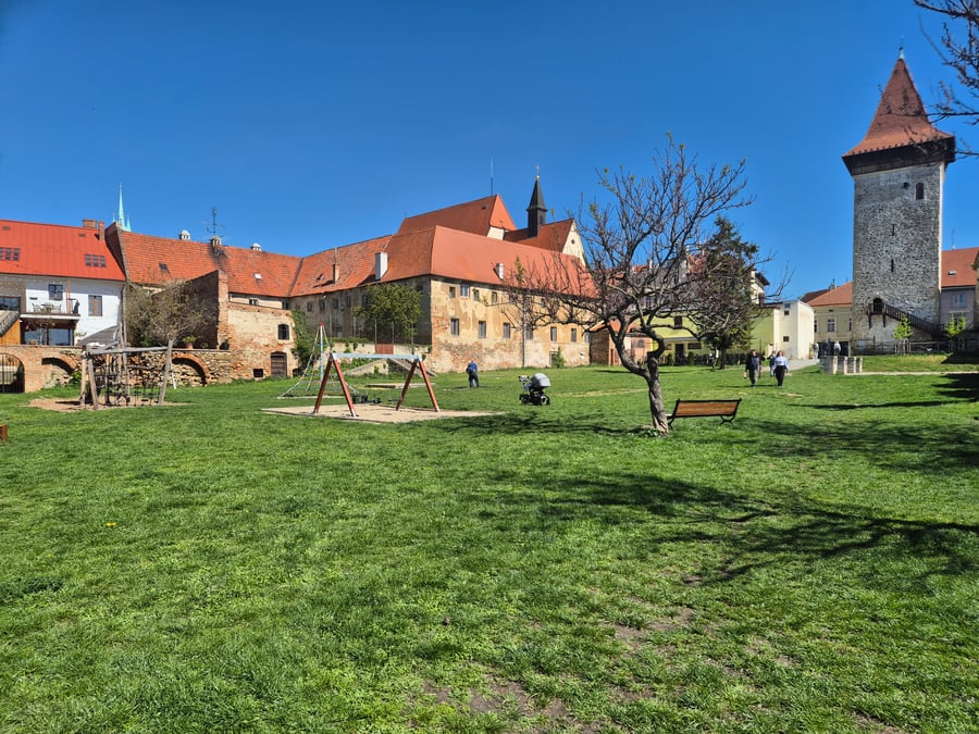 Hřiště v Kapucínské zahradě