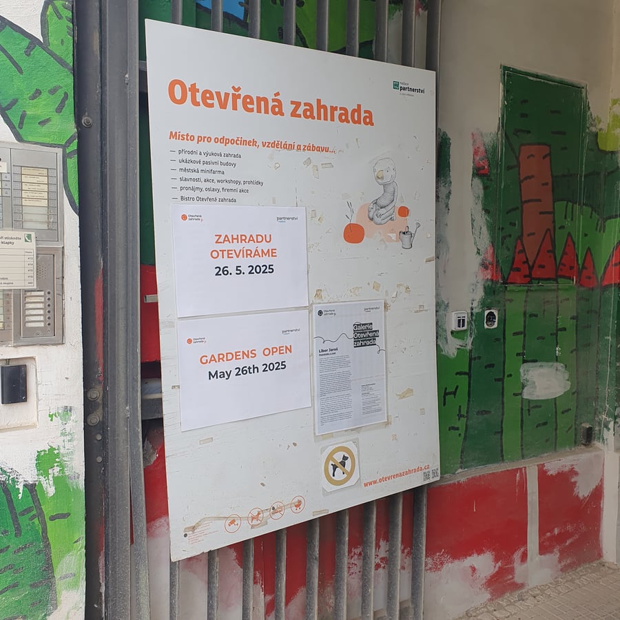 Otevřená zahrada Brno