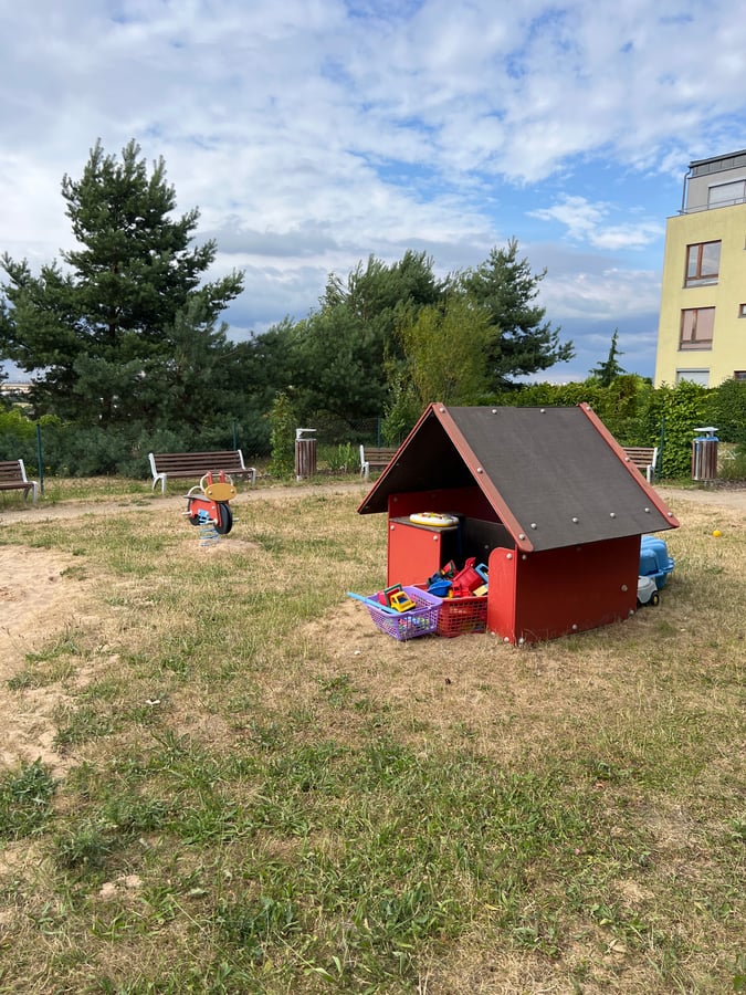 Oplocené dětské hřiště 