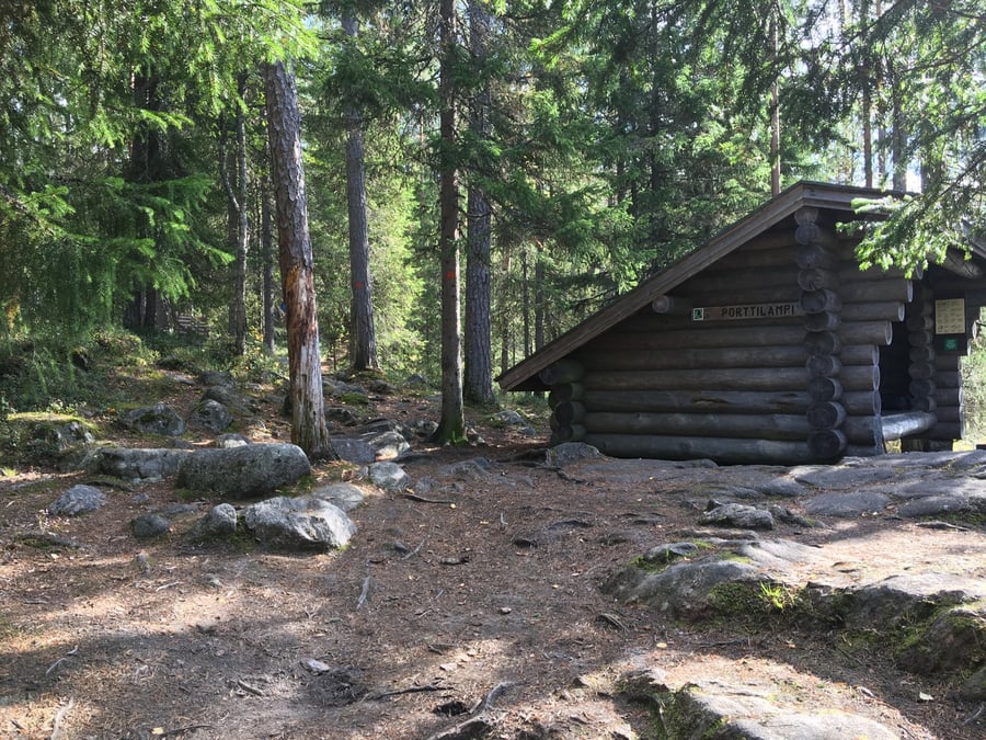 Porttilammien laavu