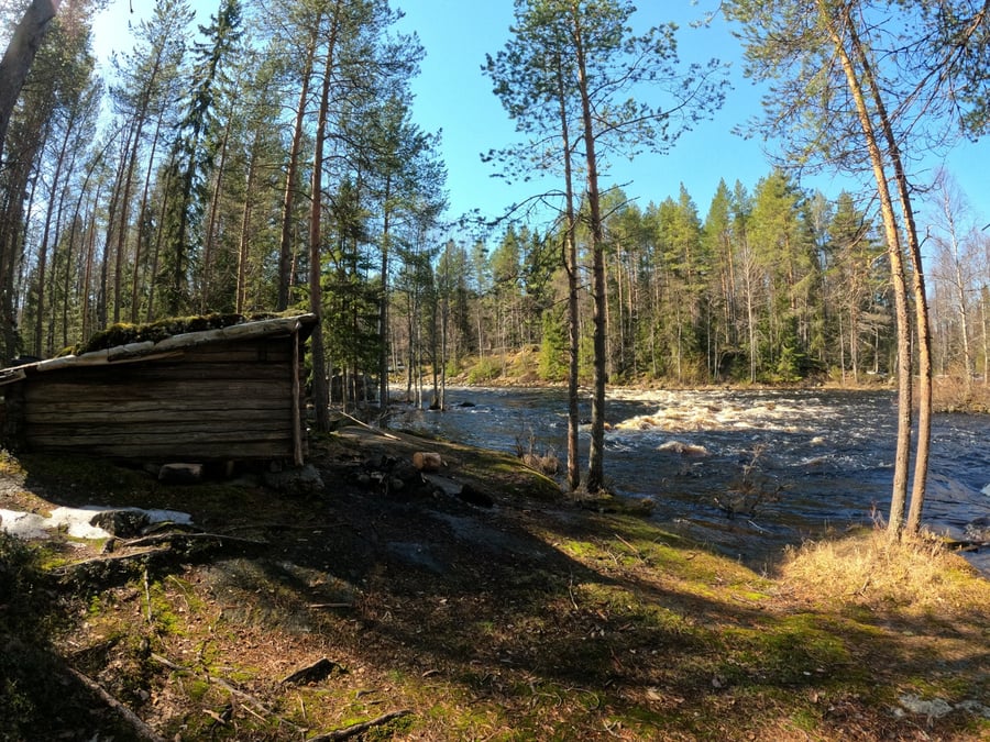 Luvankosken laavu