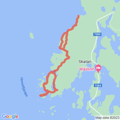 Västerö vaellusreitti