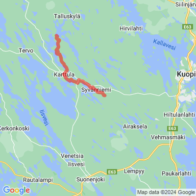 Sisä-Savon retkeilyreitti - Karttula