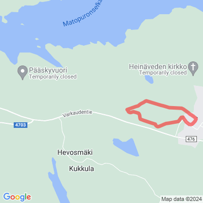Pääskyvuoren retkeilyreitti
