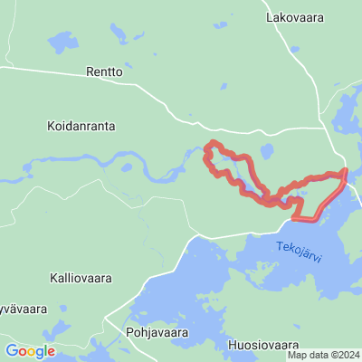 Ala-Koitajoen retkeilyreitti.- Ilomantsi