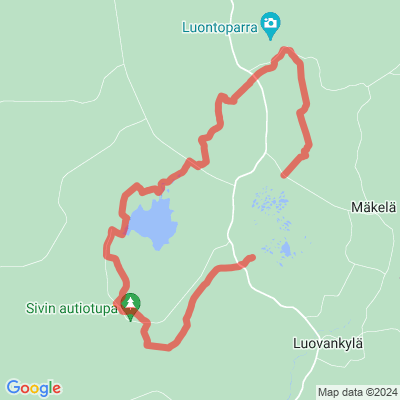 Retkeilyreitti Parra-Suksenjärvi-Sivi