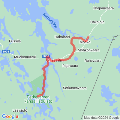 Rajanpolku Petkeljärvi-Möhkö