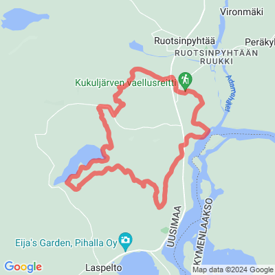 Kukuljärven vaellusreitti