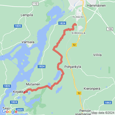 Retkeilyreitti Salo-Lehmijärvi-Kirjakkala (Teijon kansallispuisto)