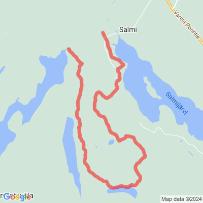Salmen ulkoilualue - Ulkoilureitti 10,7 km