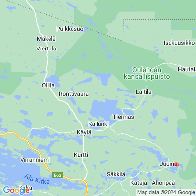 Karhunkierros, Myllykosken alue