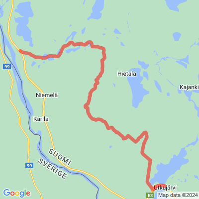 Ylimuonio-Kätkäsuvanto retkeilyreitti