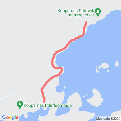 Österviken - Sanfjärden -rantareitti