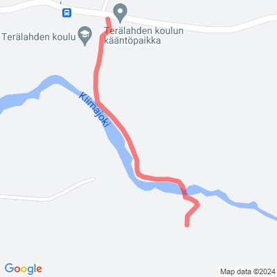 Terälahden laavun reitti