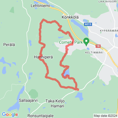 Maastis/Kulonpalonmäen kierros 15,6 km
