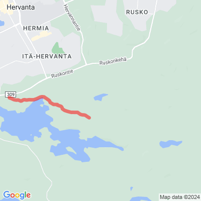 Hervantajärven retkeilyreitti