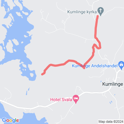 Kumlingen luontopolku sininen