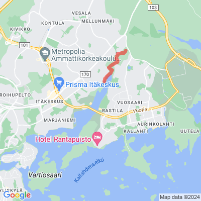 Vartiokylänlahden luontopolku / Luonto- ja kulttuurikävelyreitti