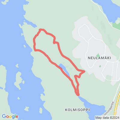 Neulamäen kierto, Kolmisoppi-Neulamäen luonnonsuojelualueella