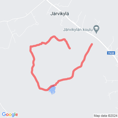 Kivenhakkaajan luontopolku (Järvikylän pururata-vattumäki-kivilampi)