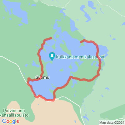 Suomunkierto retkeilyreitti