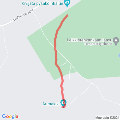 Lauhanvuoren polut, Kivijata-Aumakivi