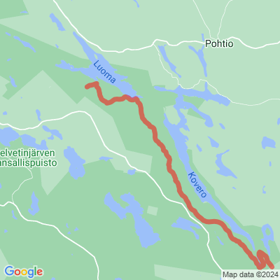 Helvetinjärven polut, Luomalahti-Pikku-Kovero