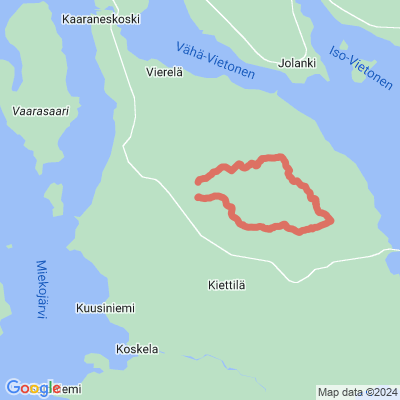 Miekojärvi - Vietonen patikkareitti
