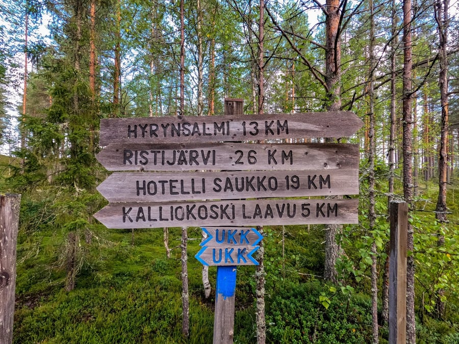 UKK-reitti Hyrynsalmi