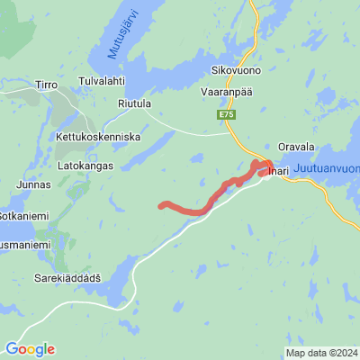 Inari - Riutula - Otsamotunturi - Rovajärvi kesäpolku