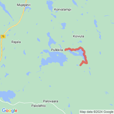 Mujejärvi reitti