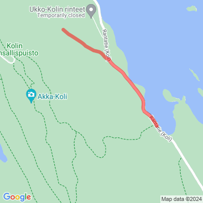 Ukko-Koli itärinne reitit