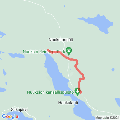 Solvalla-Haukkalampi yhdysreitti
