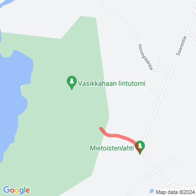 Mietoinen lintutornit kulkureitti