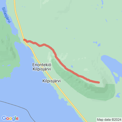 Saana kesäretkeilyreitti