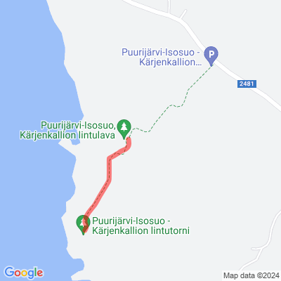 Kärjenkallio lintutorni polku