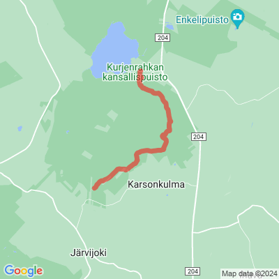 Karpalopolku - Töykkälä  reitti