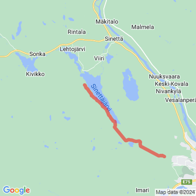 Mäntyvaara - Pohtimolampi retkeilyreitti