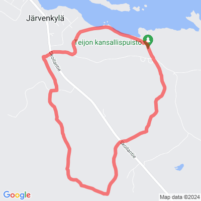 Jeturkasti reitti