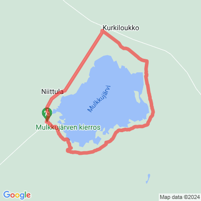Mulkkujärven reitti