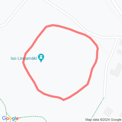 Iso Linnamäki alavallin polku