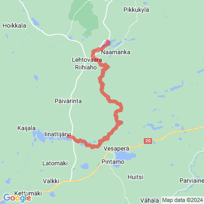 Naamankajoen vesiretkeilyreitti