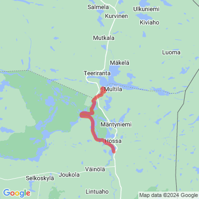 Iijärvi - Hossa vesiretkeilyreitti
